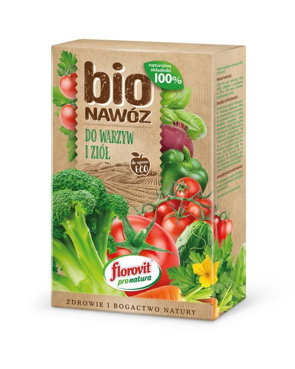 Florovit Bio nawóz granulat do warzyw i ziół 700g