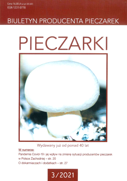 Pieczarki - biuletyn producenta pieczarek 3/2021