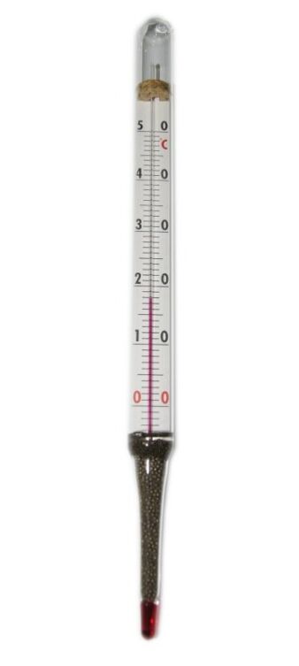 Termometr holenderski z kulkami metalu od 0C do +50C