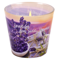 Świeca zapachowa w szkle Lavender Fields & Soap 115 g – harmonia lawendy i czystości