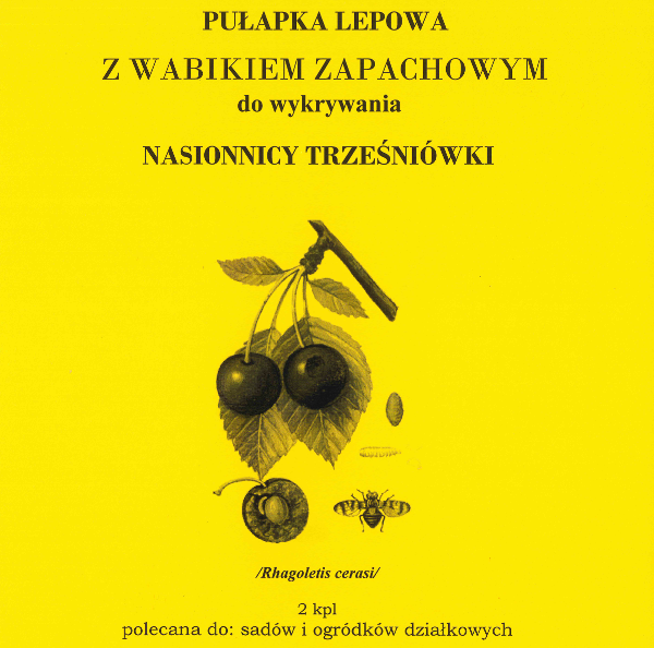 Pułapka Lepowa z Wabikiem do wykrywania Nasionnicy Trześniówki