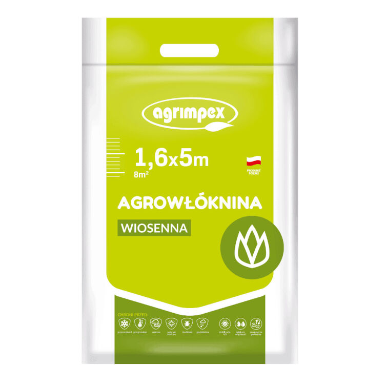 Agrowłóknina hobby osłaniająca wiosenna 1.6 m x 5 m 17g/m2 Agrimpex